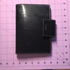 Kate Spade Black Leather Personal Organizer